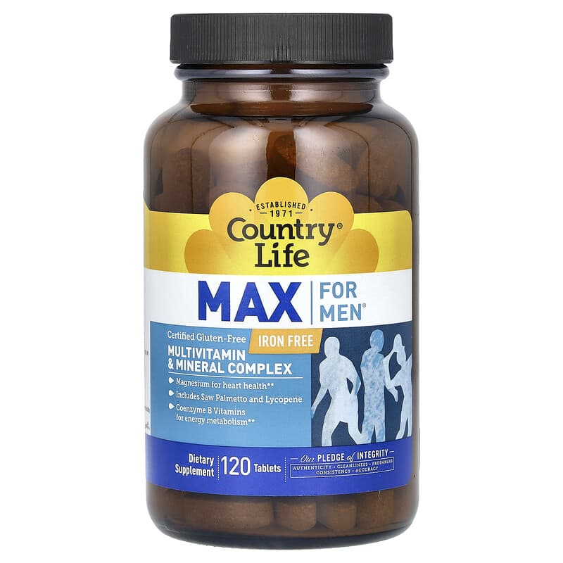 Country Life Max for Men - Maxi-Sorb  120 tabs