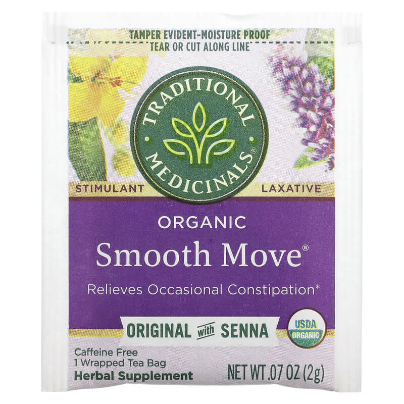 Traditional Medicinals Organic Laxative Tea Smooth Move 16 pckts