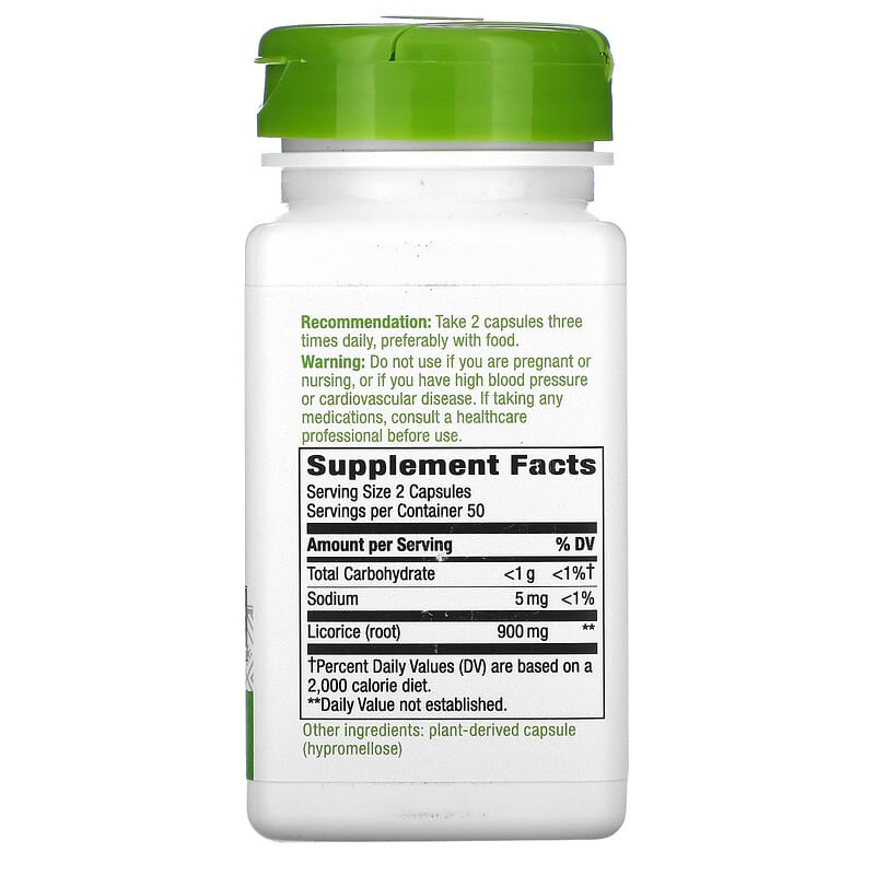 Nature's Way Licorice Root  100 vcaps