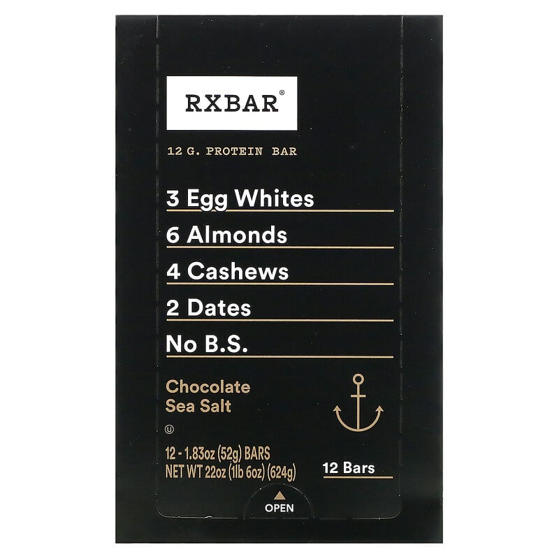 Rx Bar Rx Bar Chocolate Sea Salt 12 bars