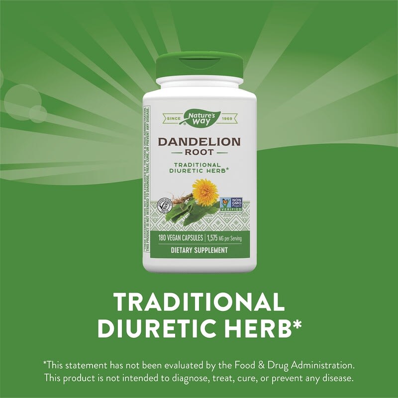 Nature's Way Dandelion Root  180 vcaps
