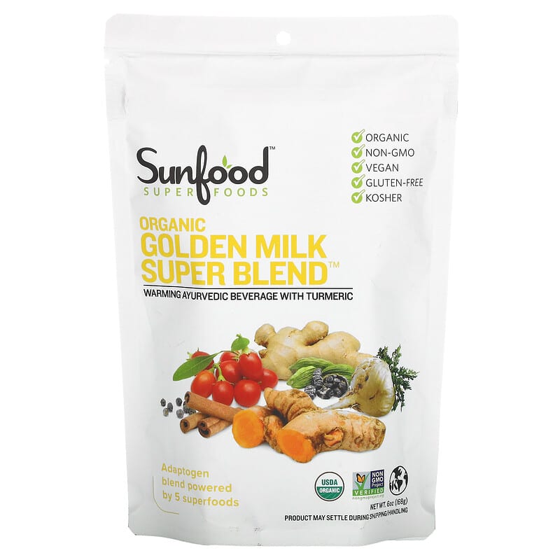 Sunfood Organic Golden Milk Super Blend  6 oz