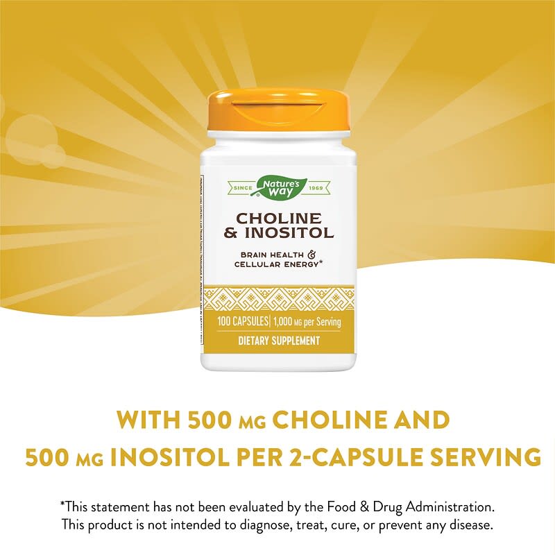Nature's Way Choline & Inositol  100 caps