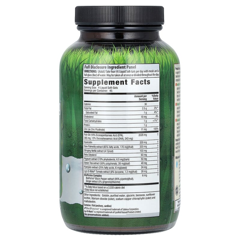 Irwin Naturals Prosta-Strong  180 sgels