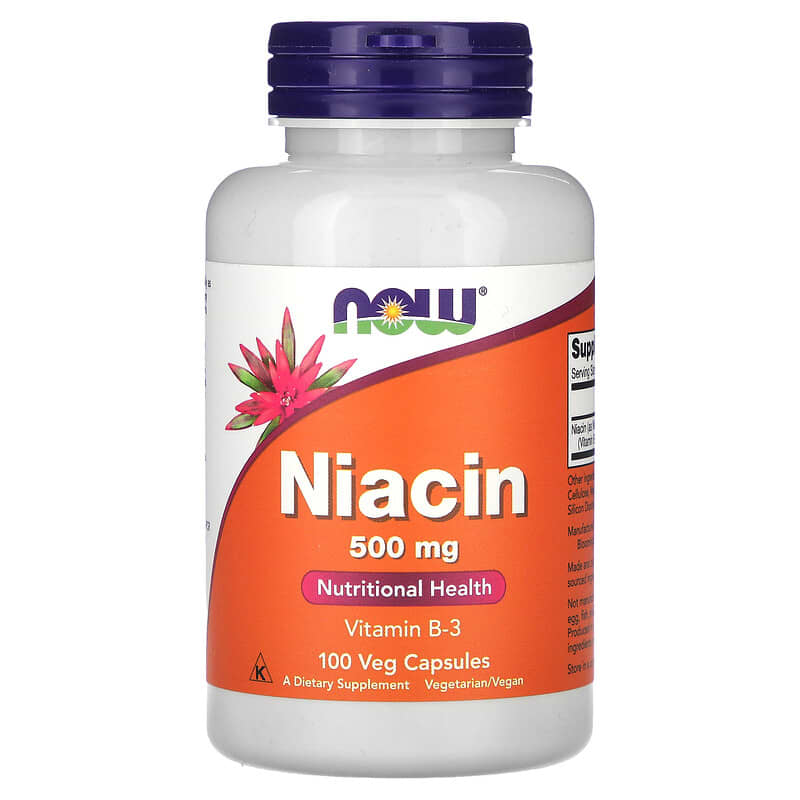 Now Niacin (500mg)  100 caps