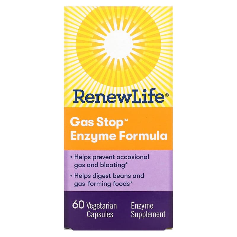 Renew Life Gas Stop Enzyme Formula  60 vcaps