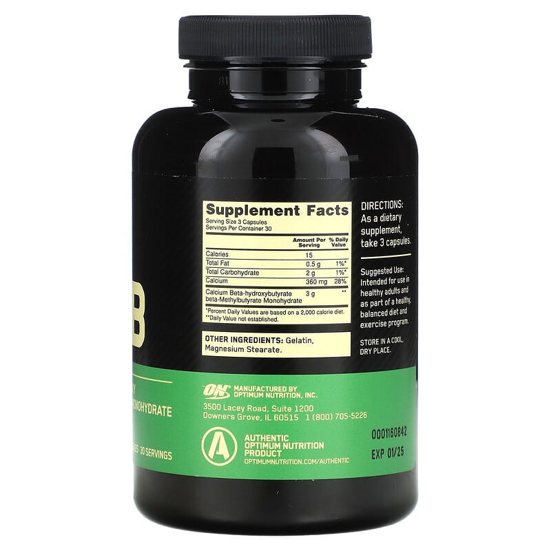 Optimum Nutrition HMB 1000  90 caps