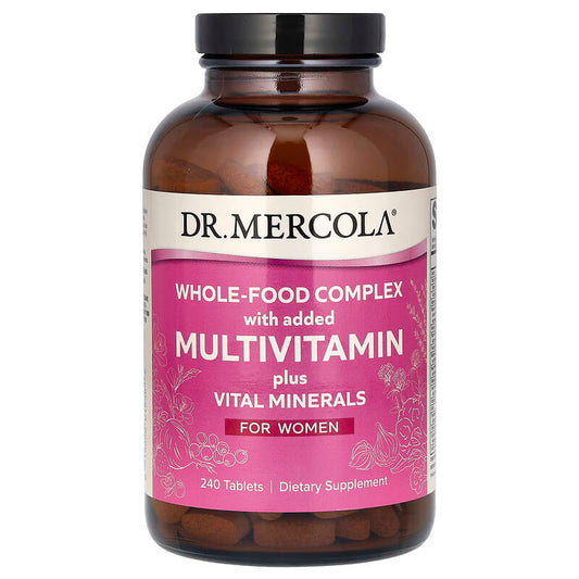 Dr. Mercola Whole-Food Multivitamin plus Vital Minerals for Women  240 tabs