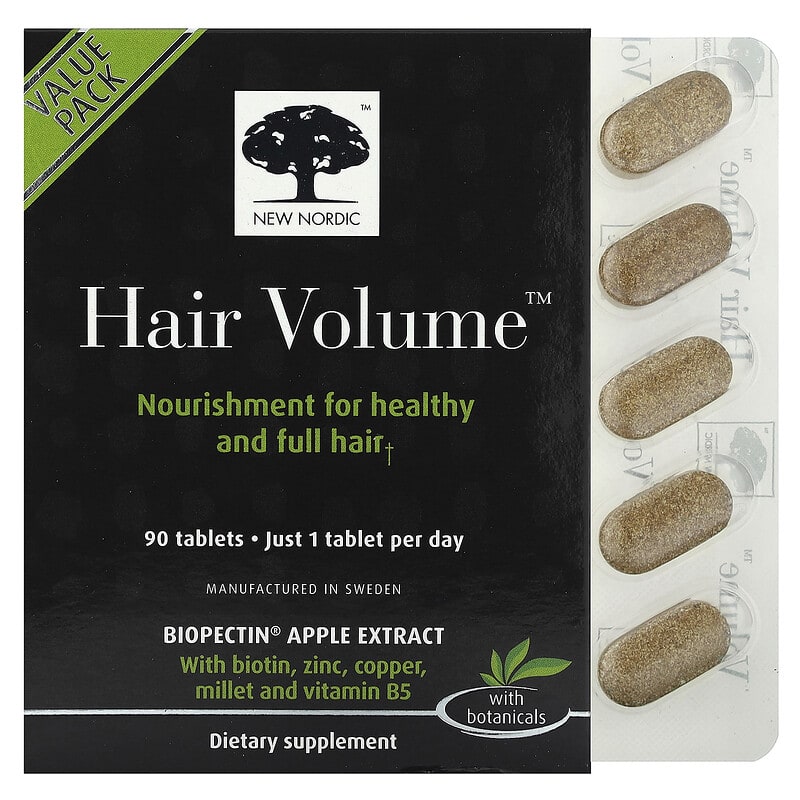 New Nordic Hair Volume  90 tabs