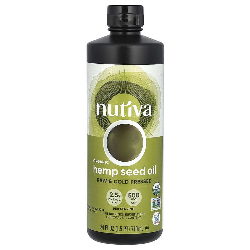 Nutiva Organic Hemp Oil Liquid  24 fl.oz