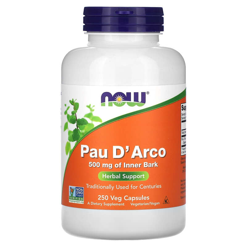 Now Pau D' Arco (500mg)  250 vcaps