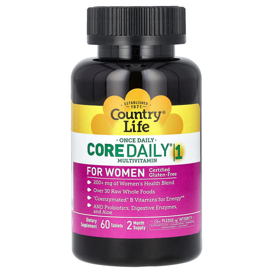 Country Life Core Daily-1 Women  60 tabs