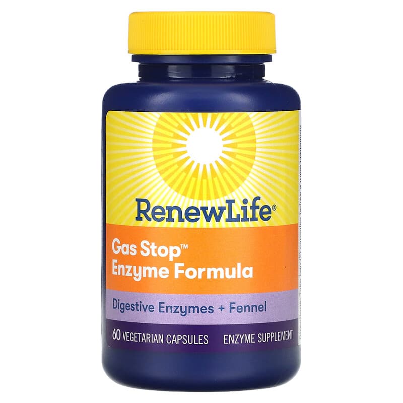Renew Life Gas Stop Enzyme Formula  60 vcaps