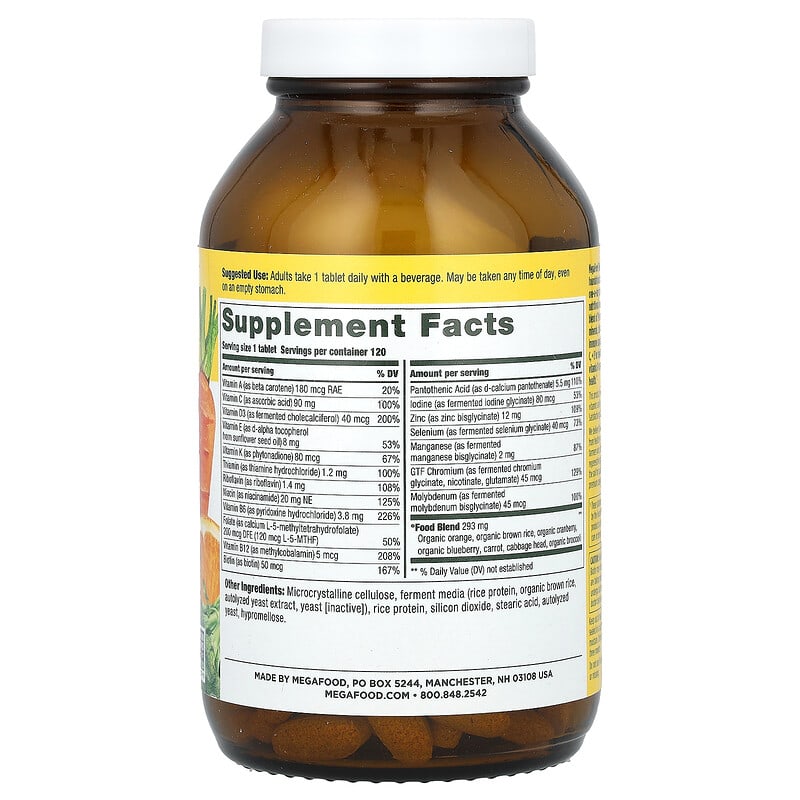 Megafood Men Over 55 - One Daily Multi  120 tabs