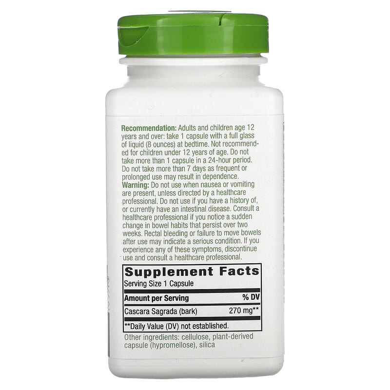 Nature's Way Cascara Sagrada  180 vcaps