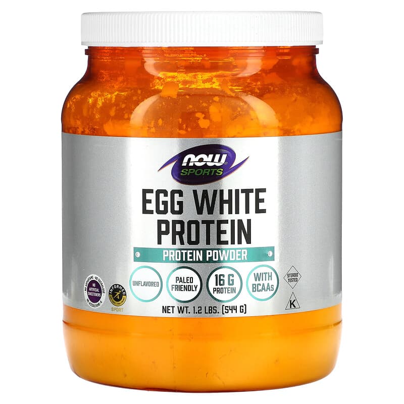 Now Eggwhite Protein Unflavored 1.2 lbs
