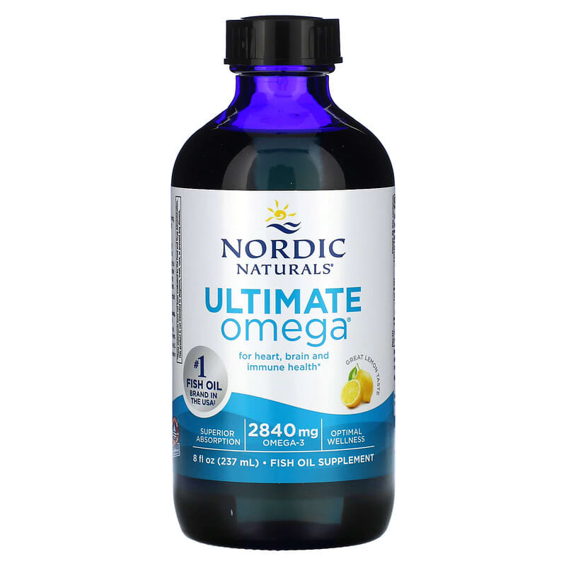 Nordic Naturals Ultimate Omega Liquid Lemon 8 fl.oz