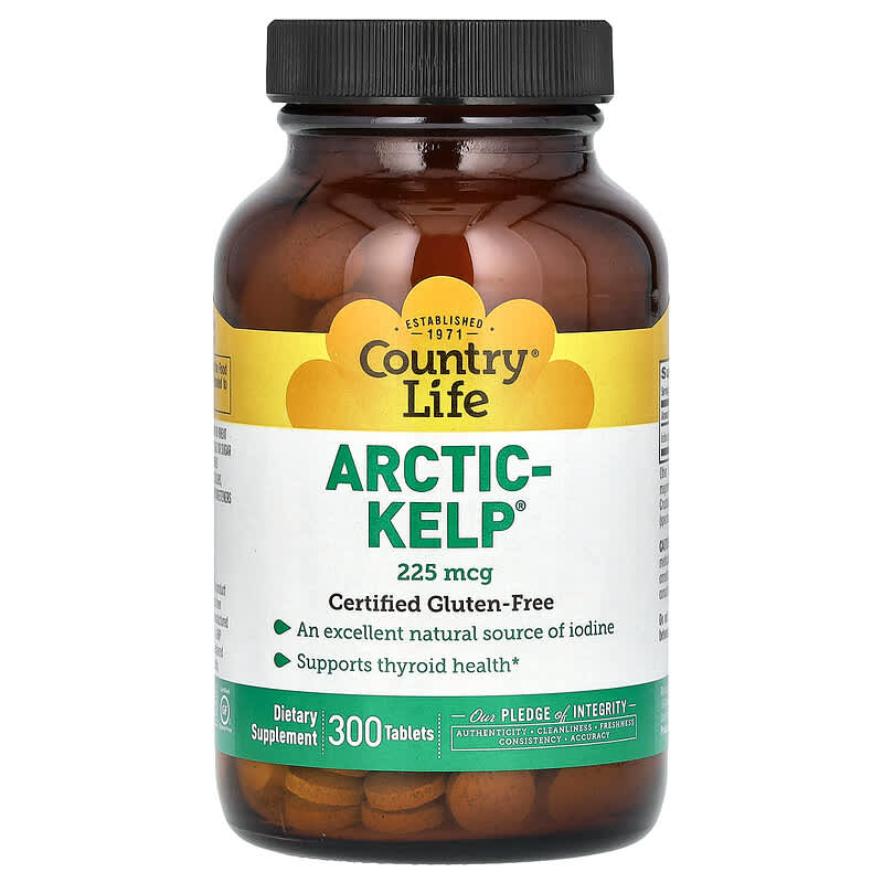 Country Life Arctic-Kelp (225mcg)  300 tabs