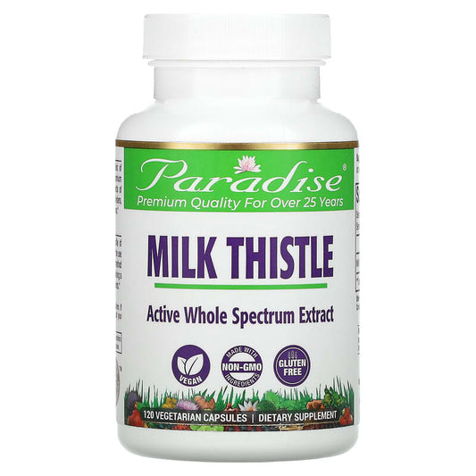 Paradise Herbs Milk Thistle  120 vcaps