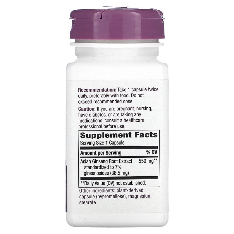 Nature's Way Asian Ginseng - Standardized Extract  60 vcaps