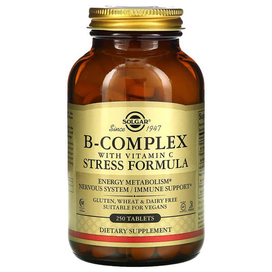 Solgar B-Complex with Vitamin C - Stress Formula  250 tabs