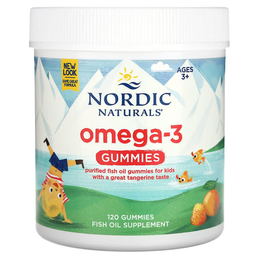 Nordic Naturals Nordic Omega-3 Gummies Tangerine 120 gummy