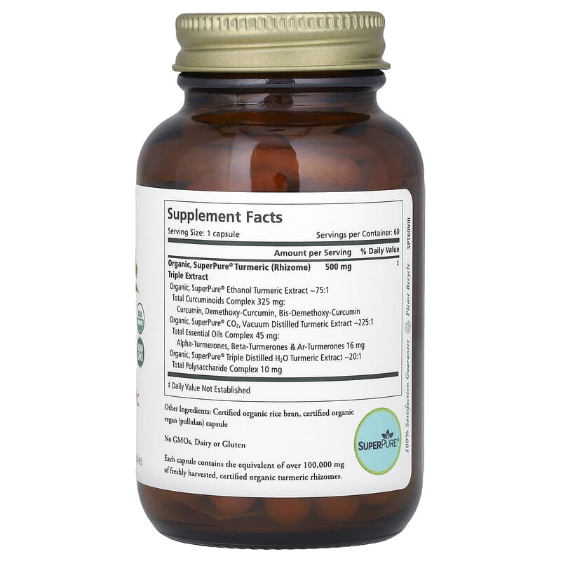 Pure Synergy SuperPure Turmeric  60 caps