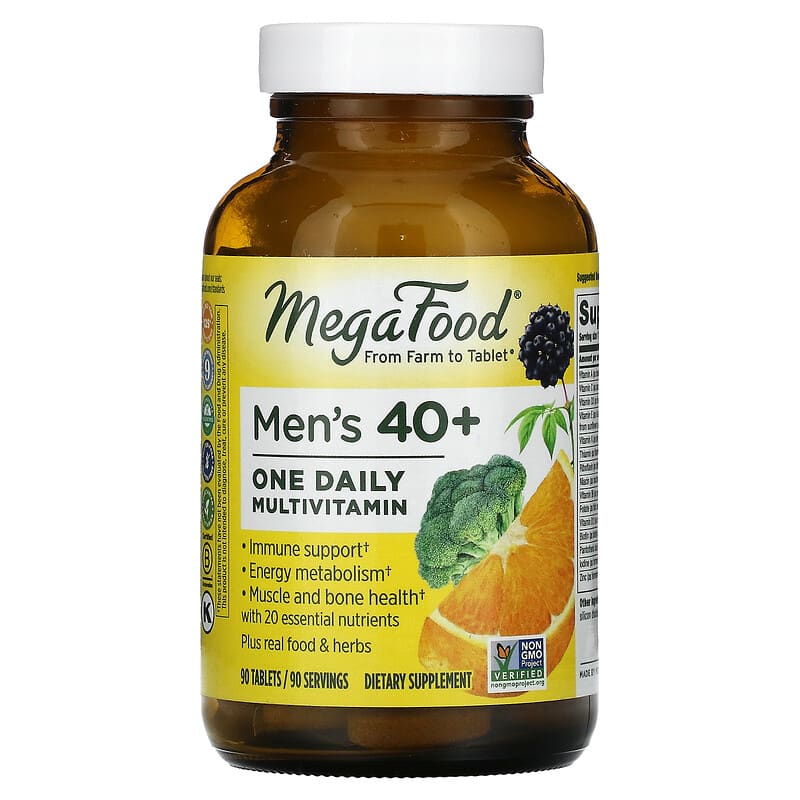 Megafood Men Over 40 - One Daily Multi  90 tabs