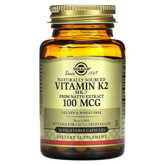 Solgar Vitamin K2 - MK7 (100mcg)  50 vcaps