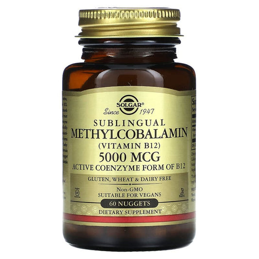 Solgar Sublingual Methylcobalamin (Vitamin B12) (5000 Mcg)  60 tabs