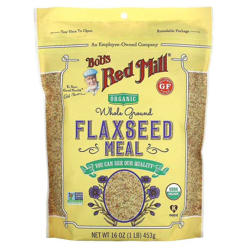 Bob's Red Mill Organic Whole Ground Flaxseed Meal  16 oz
