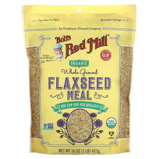 Bob's Red Mill Organic Whole Ground Flaxseed Meal  16 oz