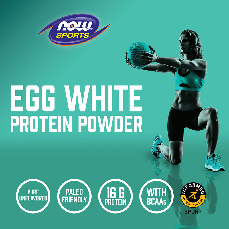 Now Eggwhite Protein Unflavored 1.2 lbs