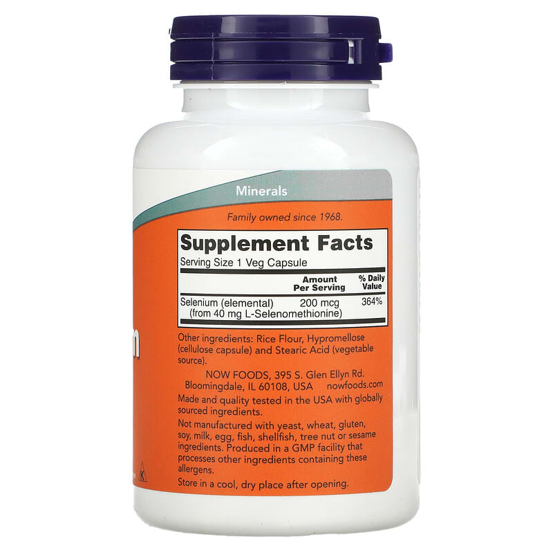 Now Selenium (200mcg)  180 vcaps