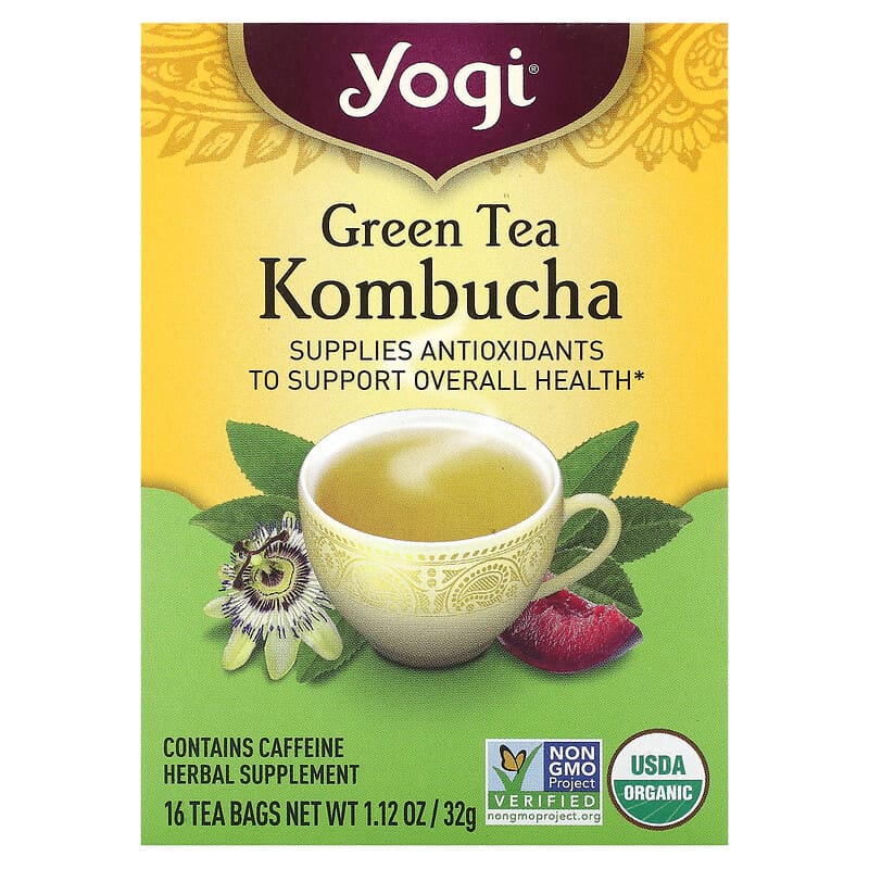 Yogi Green Tea Kombucha 16 pckts