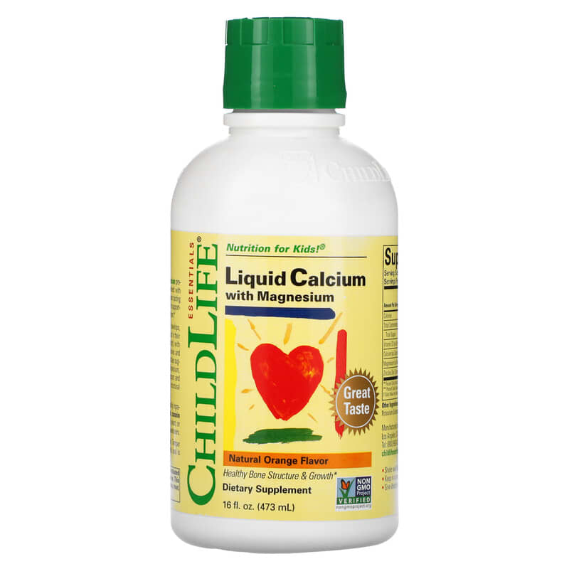 Childlife Liquid Calcium with Magnesium Orange 16 fl.oz