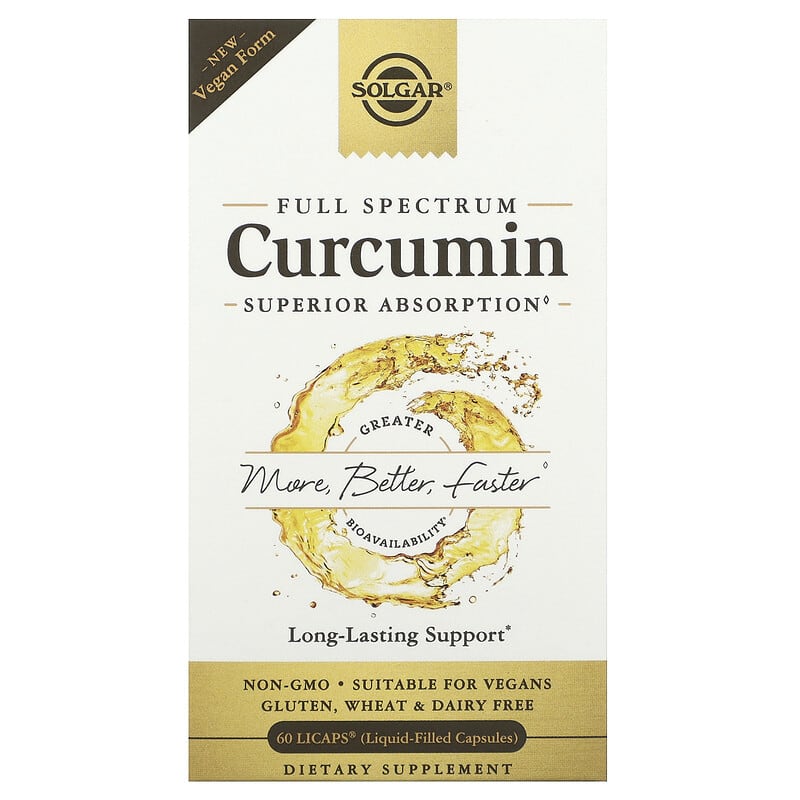 Solgar Full Spectrum Curcumin  60 sgels