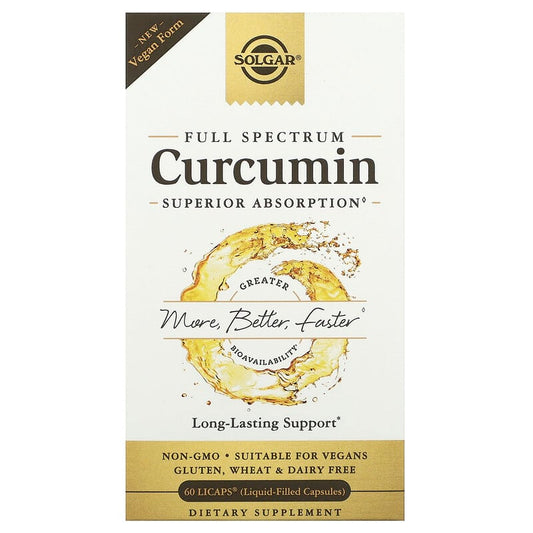 Solgar Full Spectrum Curcumin  60 sgels