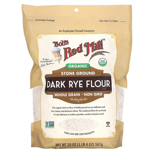 Bob's Red Mill Organic Stone Ground Dark Rye Flour  20 oz