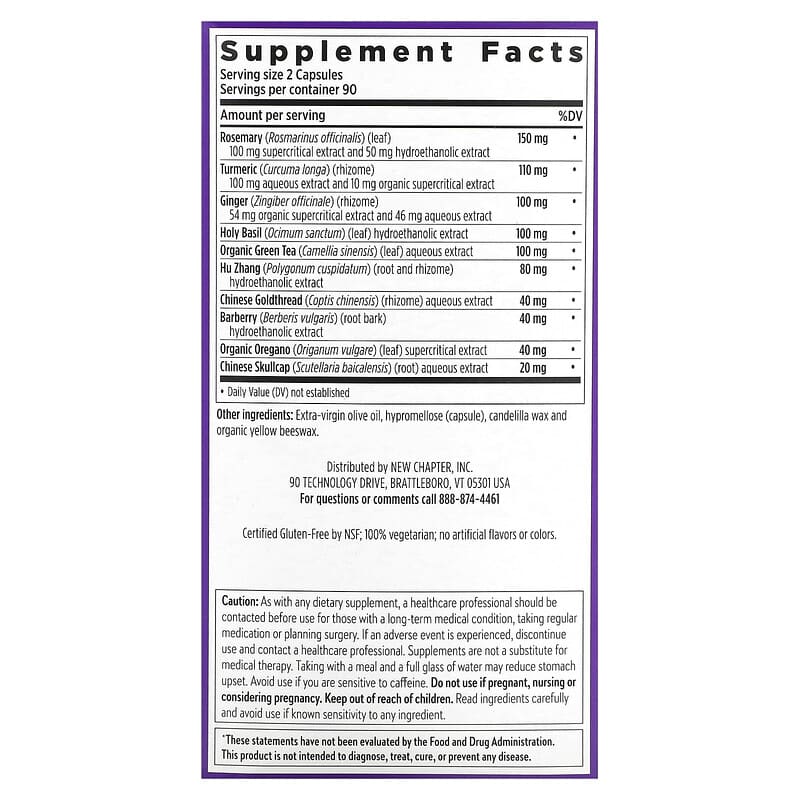 New Chapter Zyflamend Whole Body  180 vcaps