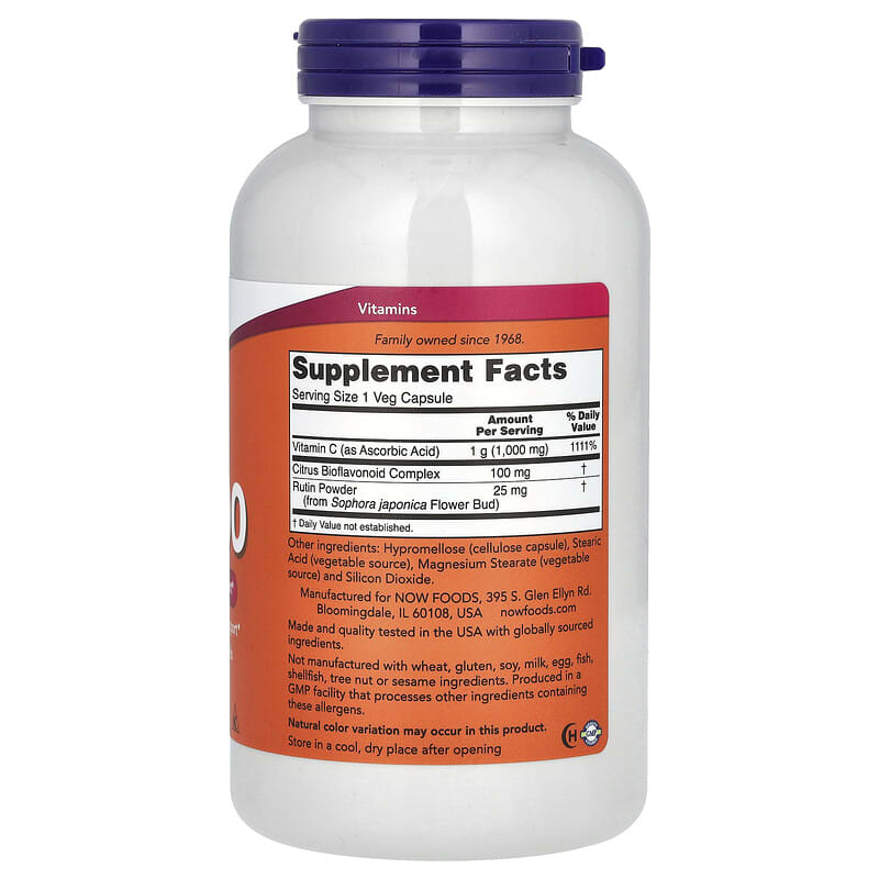 Now C-1000 with Bioflavonoids  250 caps