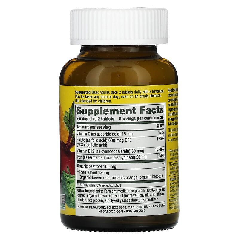 Megafood Blood Builder Minis  60 tabs