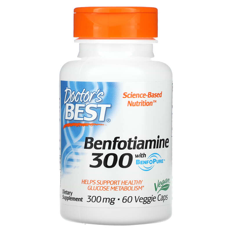 Doctor's Best Benfotiamine 300  60 vcaps