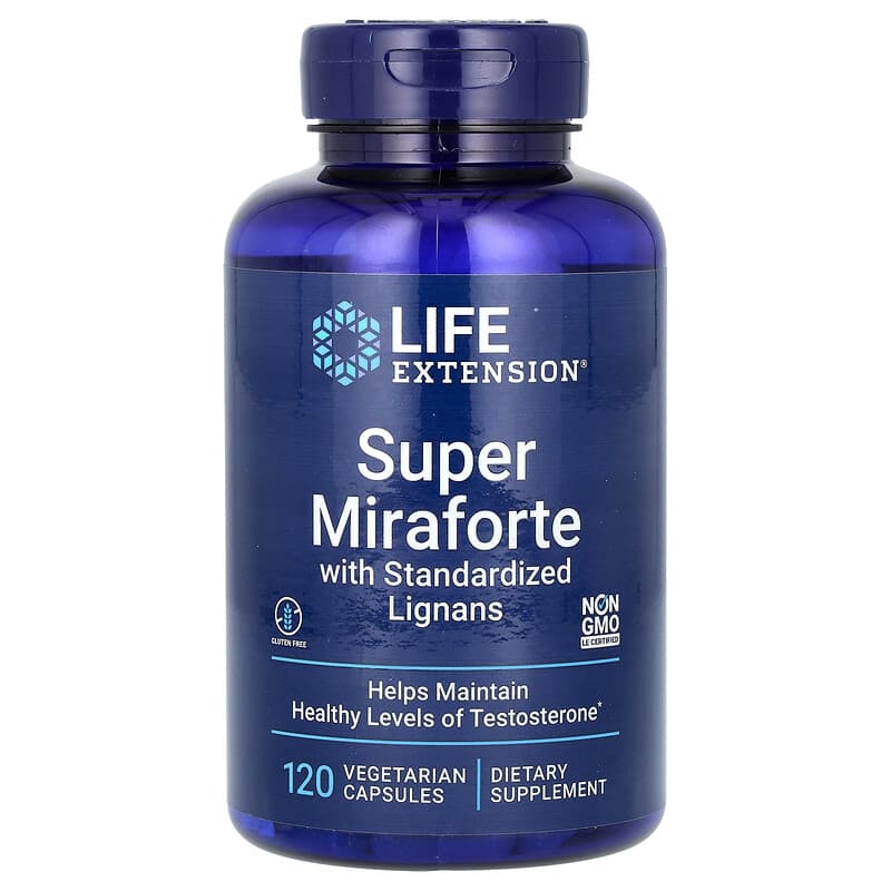 Life Extension Super Miraforte with Standardized Lignans  120 vcaps