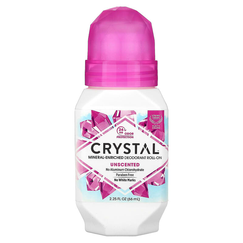 Crystal Mineral Deodorant Roll-On Unscented 2.25 fl.oz
