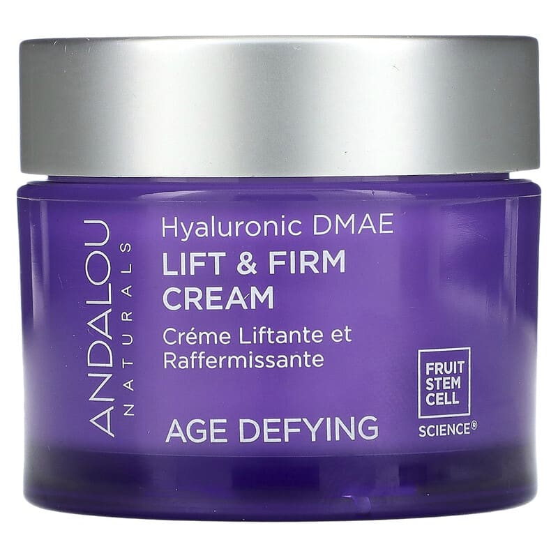 Andalou Naturals Hyaluronic DMAE Lift & Firm Cream Age Defying 1.7 oz