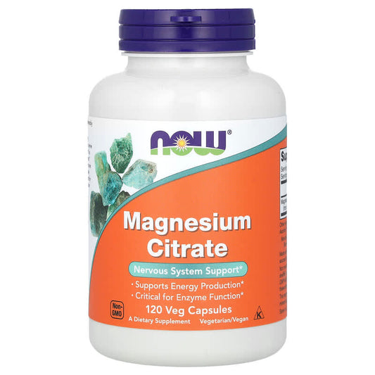 Now Magnesium Citrate  120 vcaps
