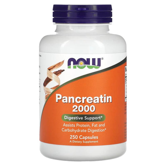 Now Pancreatin 10X (200mg)  250 caps