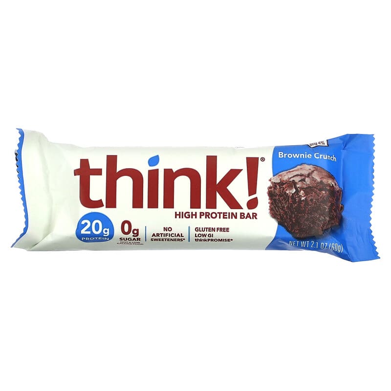Think Thin High Protein Bar Brownie Crunch 10 bars