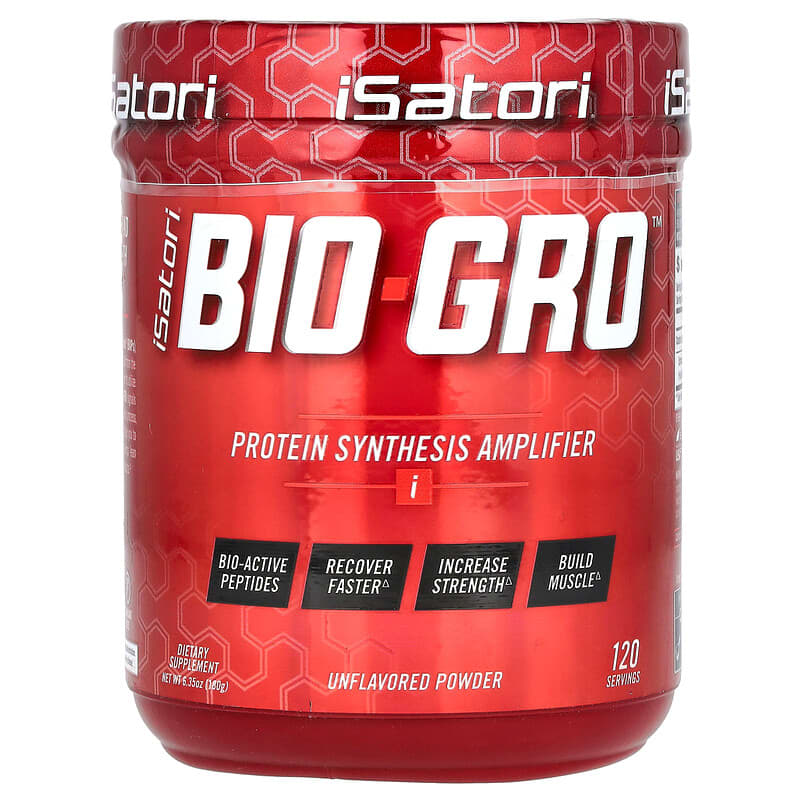 Isatori Bio-Gro Powder - Protein Synthesis Amplifier Unflavored 180 grams